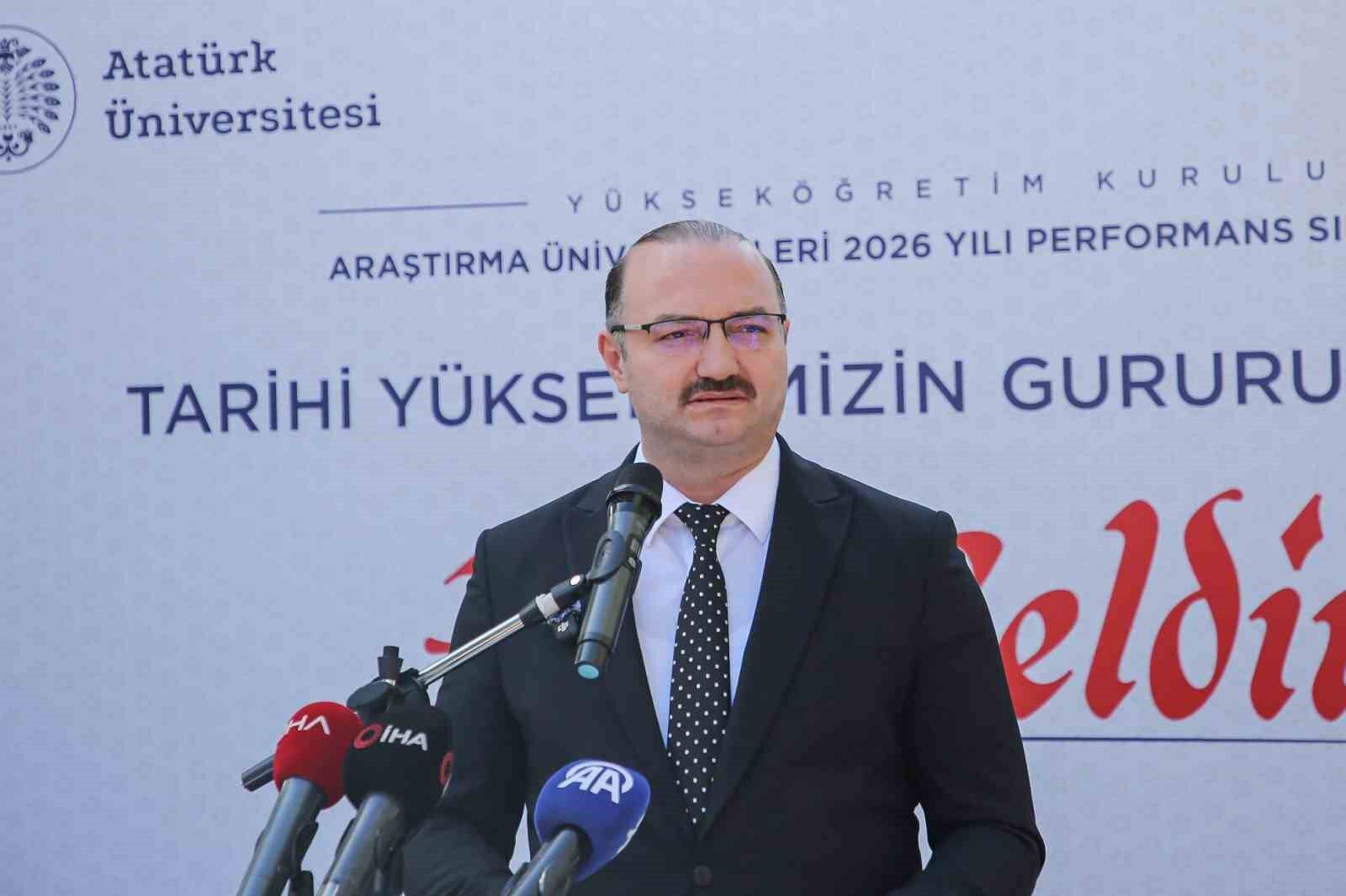 Atatürk Üniversitesi, 3 alanda Türkiye 1'incisi, 10 alanda ise ilk 5'te