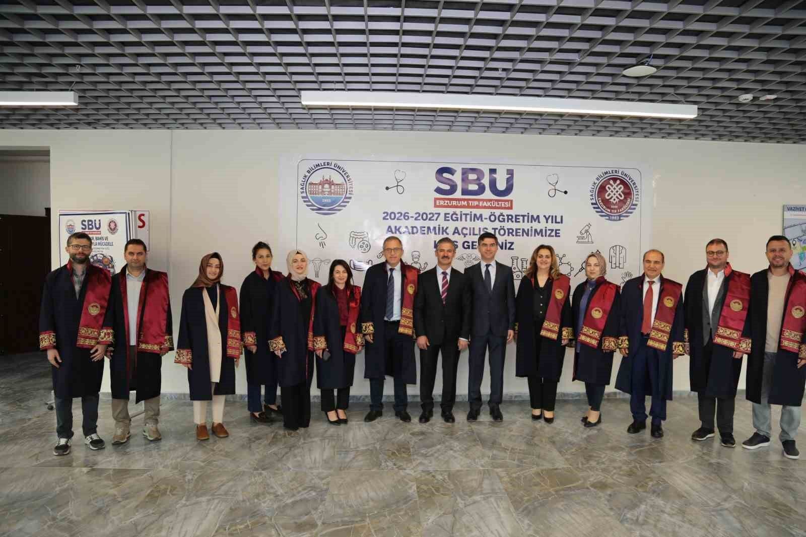SBÜ Erzurum tıp fakültesinde akademik yıl açılışı gerçekleştirildi