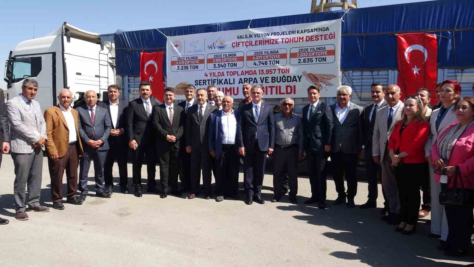Van'da çiftçilere 4 yılda 750 milyon liralık tohum desteği