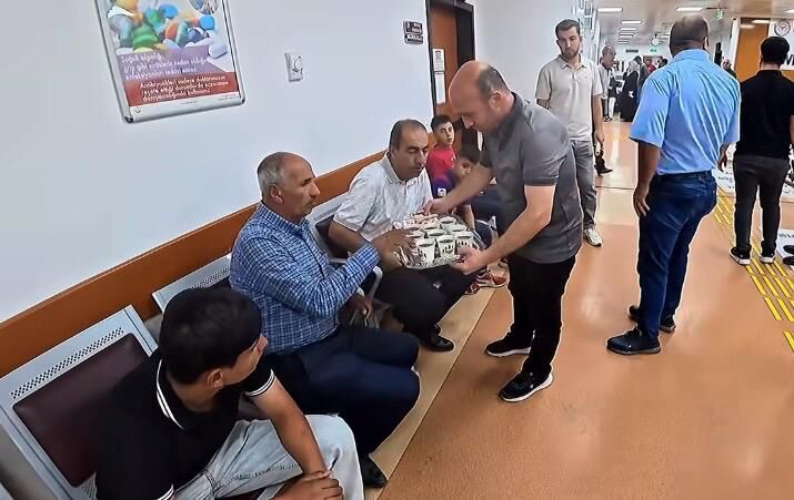 Bitlis Devlet Hastanesi’nde hastalara destek eli
