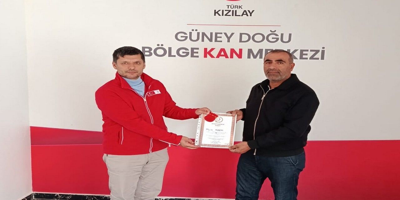 Duyarlı vatandaşın iyiliği ödülle taçlandı