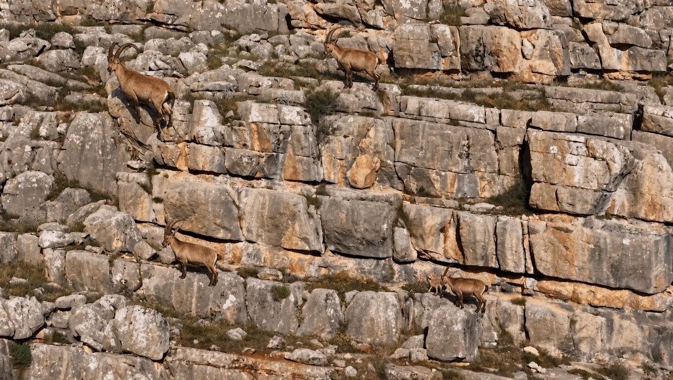 Erzincan'da yaban keçileri Munzur Dağları'nda kaydedildi