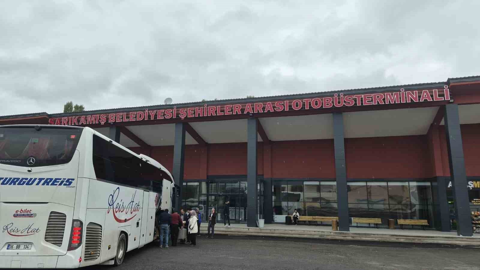 Sarıkamış şehirlerarası otobüs terminali hizmete açıldı