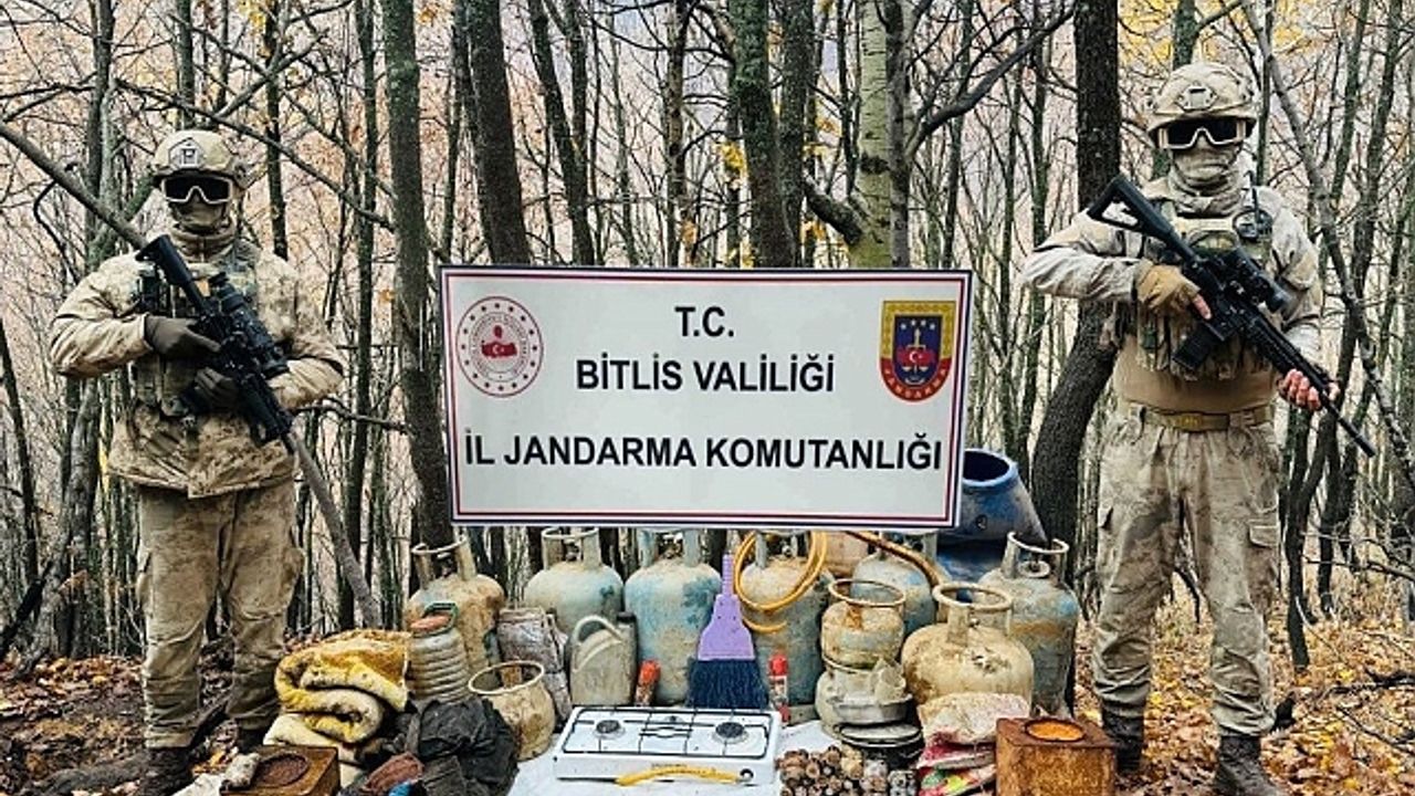 Bitlis'te çok sayıda yaşam malzemesi ele geçirildi
