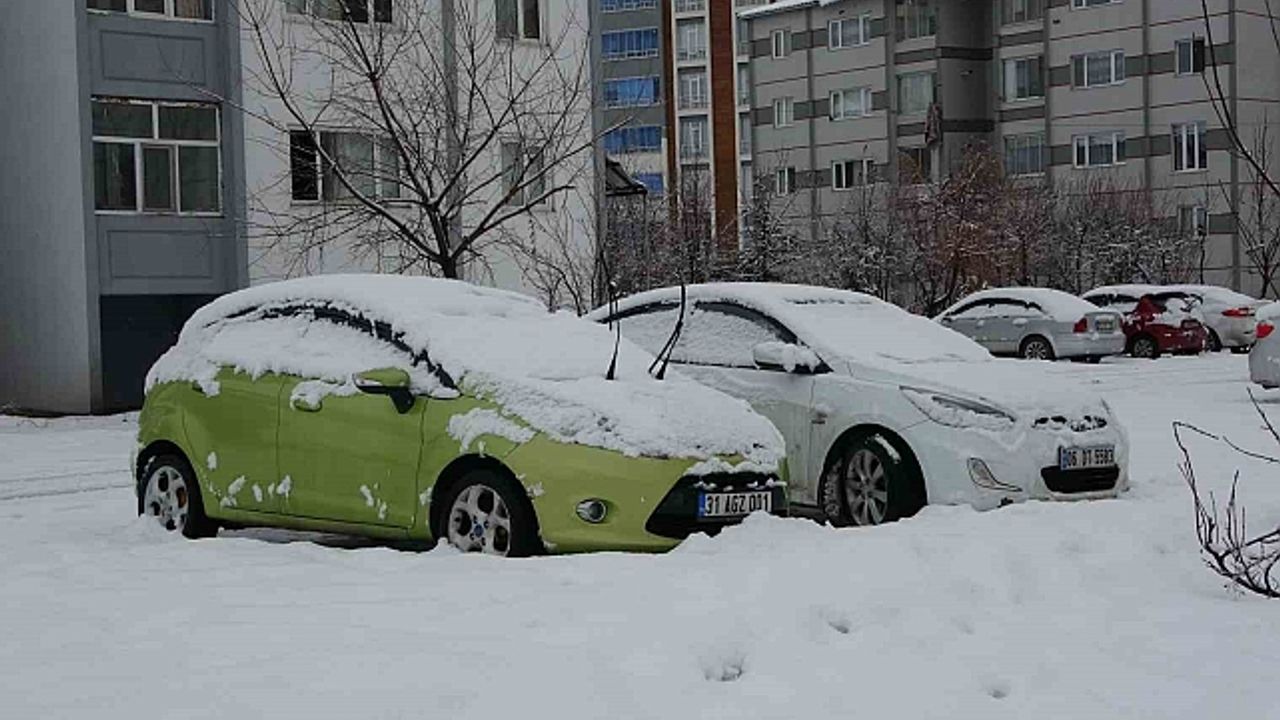 Bitlis'te kar yağışı etkili oldu