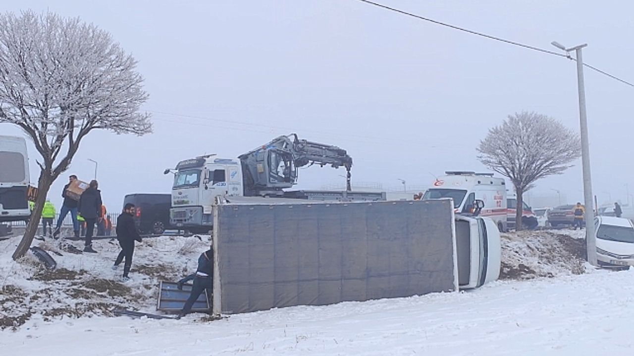Bitlis'te zincirleme kazanın yaşandığı alan havadan görüntülendi