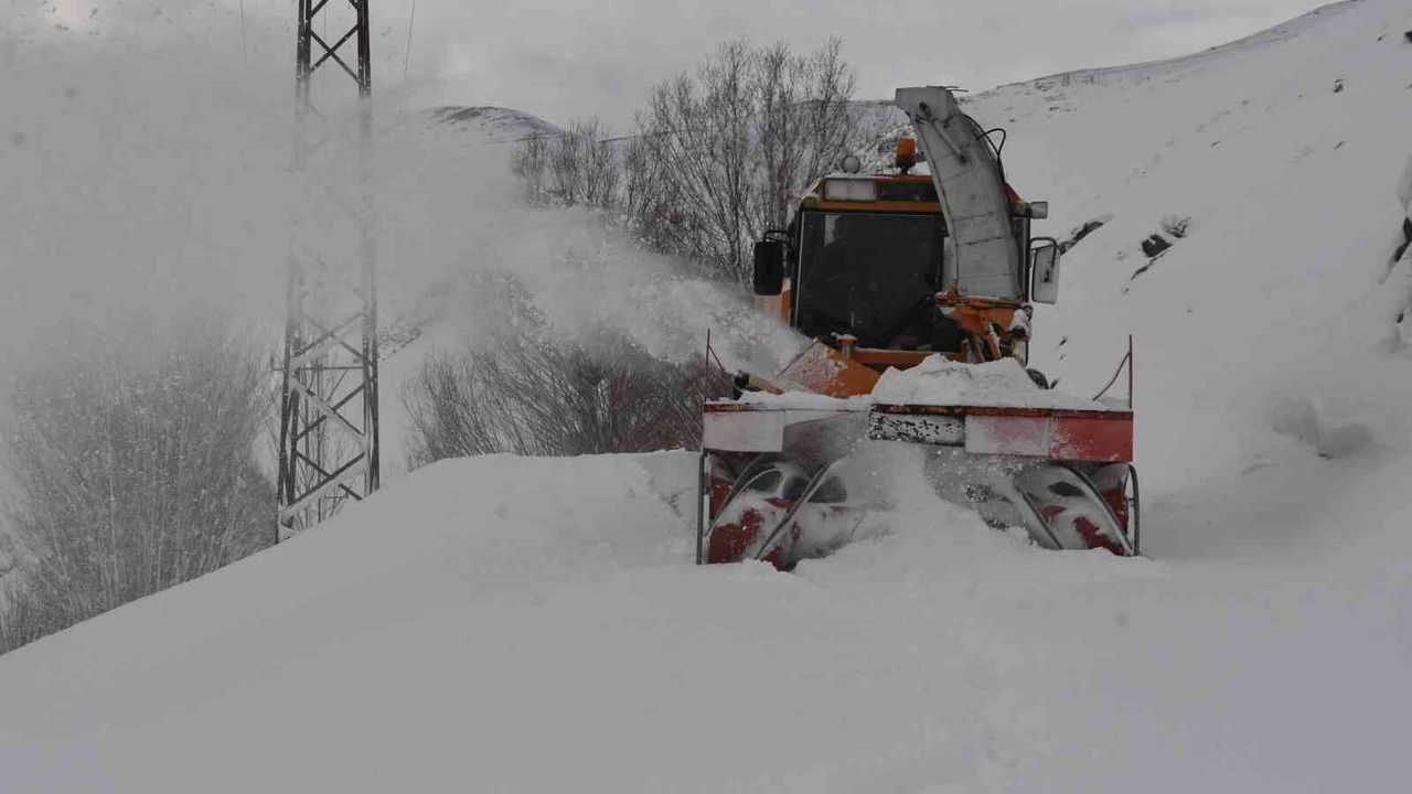 Bitlis’te kar mesaisi 20 bin kilometreye ulaştı