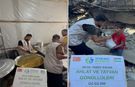 Yetim Ehli Derneği Ahlat ve Tatvan gönüllülerinden Gazze’de yemek ikramı