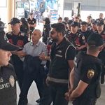 Vali Tuncay Sonel ve iki polis Erzurum Adliyesi'nde ifade veriyor