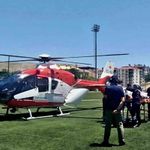 16 yaşındaki hasta hava ambulansıyla Malatya'ya sevk edildi