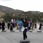 Ergan Dağı’nda kadınlara özel step aerobik etkinliği