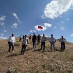 Kars'ta zirveye taşınan bayrak sevgisi