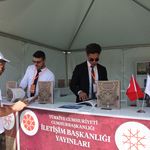 Cumhurbaşkanlığı İletişim Başkanlığı çadırı Malazgirt Zaferi etkinliklerinde ilgi görüyor