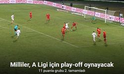 Milliler, A Ligi için play-off oynayacak