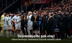 Adana Demirspor, Galatasaray maçında sahadan çekildi