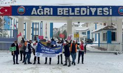 50 İşçinin Geri Alınmaması Protesto Edildi