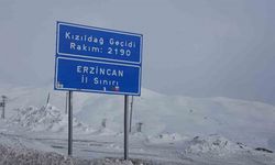 Erzincan’ın yüksek kesimlerinde kar ve sis etkili oluyor