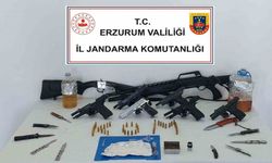 Erzurum’da jandarmadan uyuşturucu tacirlerine operasyon