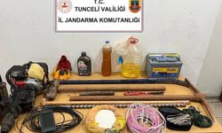 Tunceli’de, amonyum-potasyum nitratla kazı yapan 5 kişi yakalandı