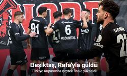 Beşiktaş, çeyrek finale yükseldi.