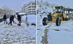 Hizan’da kar temizleme çalışmaları sürüyor