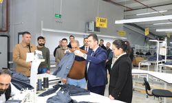 Vali Karakaya, OSB’deki tekstil fabrikalarını ziyaret etti