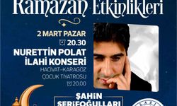 Elazığ Belediyesi Ramazan etkinlikleri Nurettin Polat konseri ile sürecek