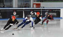 Short Track Türkiye Şampiyonası Erzurum’da başladı