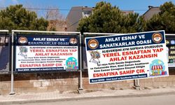 Ahlat Esnaf Odası tüm panolara aynı afişi asarak çağrıda bulundu