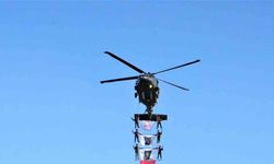 jandarma helikopterlerinden nefes kesen gösteri