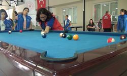 Pütürgeli genç kızlardan bilardo kursuna yoğun ilgi