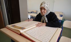 Fadile Nine 87 yaşında Kur’an-ı Kerim okumayı öğrendi