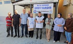 Bitlis’te Sosyal Yardımlaşma Vakfı çalışanları iş bıraktı