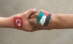 Öğrencilerin yürekleri Filistin ve Gazze için attı