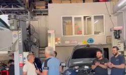 Davul zurnayla aracını teslim aldı