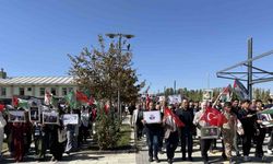 Van’da üniversite öğrencilerinden Gazze’ye destek yürüyüşü