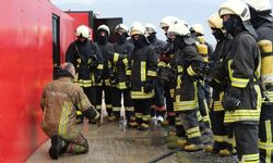 EBYÜ Üzümlü MYO öğrencilerine uygulamalı temel itfaiyecilik eğitimi