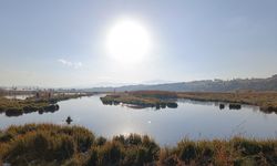 Ahlat’taki Kuş Cenneti sonbahar renklerine büründü