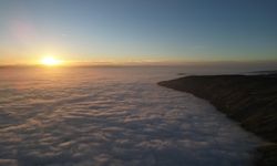 İsviçre Alpleri’ni aratmayan manzara: Güroymak’ta sis denizi