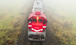 Van Gölü Ekspresi’nin sisli tünel çıkışı büyüledi