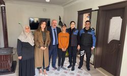 Lösemiyi Yenen Muhammet Mirhan’a anlamlı ziyaret