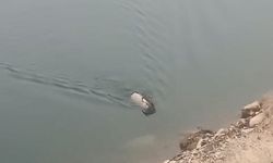 Sarp kayalıkların ustası bu kez baraj gölünde