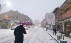 Başkale'de kar yağışı şiddetini arttırdı