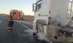 Bingöl’de tır yangını paniğe neden oldu: Facia kıl payı atlatıldı