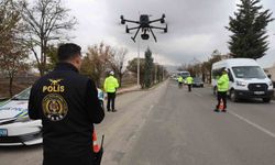 Elazığ trafiğinde kuralları çiğneyenler dronla tespit edildi