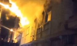 Elazığ'da metruk binada çıkan yangın korkuya neden oldu