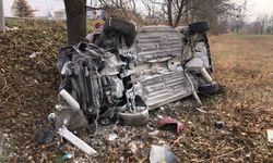 Elazığ'da otomobil şarampole uçtu: 1 kişi yaralandı