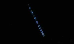 Elon Musk’ın Starlink uyduları Erzincan semalarında kaydedildi