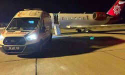 Kars'ta ambulans uçak 44 günlük bebek için seferber oldu