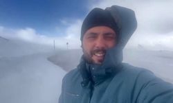 Palandöken geçidi’nde zorlu kış şartları ulaşımı olumsuz etkiledi